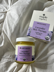 Maple Organic _ Lavender Skin Therapy 아토피, 건선 밤 (4 oz / 118 g)