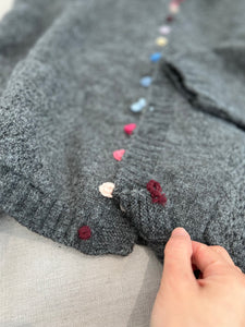 Pompom cardigan _ 2 colors