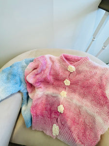 Pink Cloud Knit Cardigan