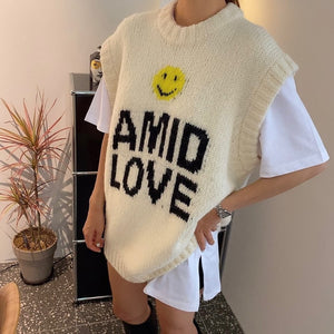 Smile Oversized Vest (3 Colors)