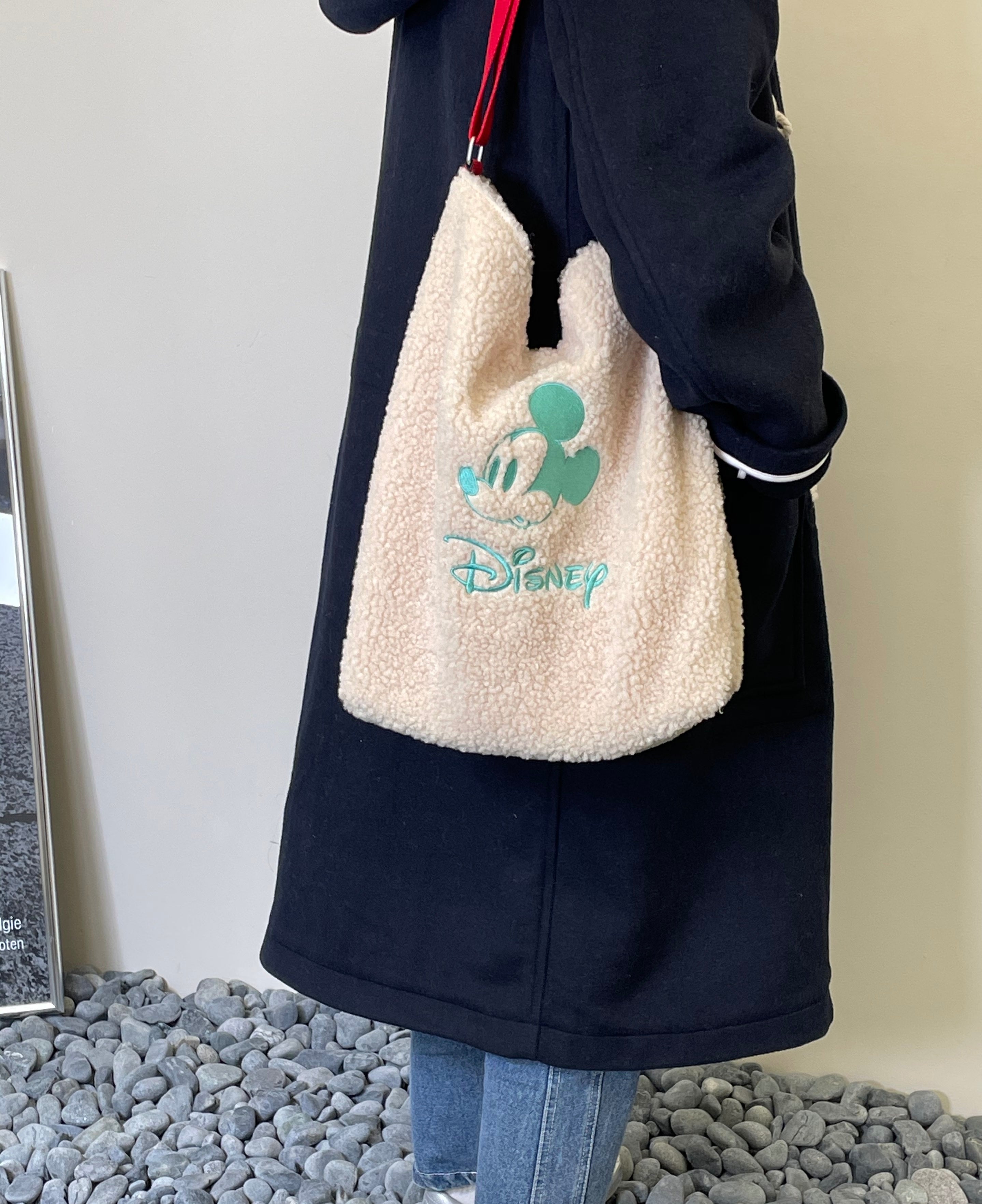 Disney Soft Furry Stap Bag _ 5 Colors